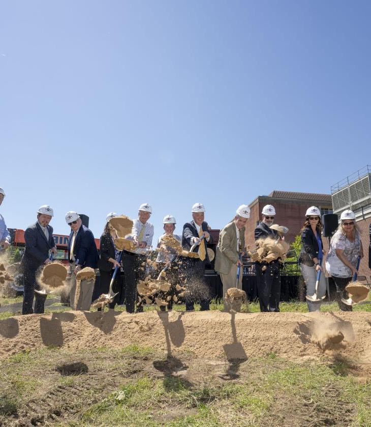 science building groundbreaking